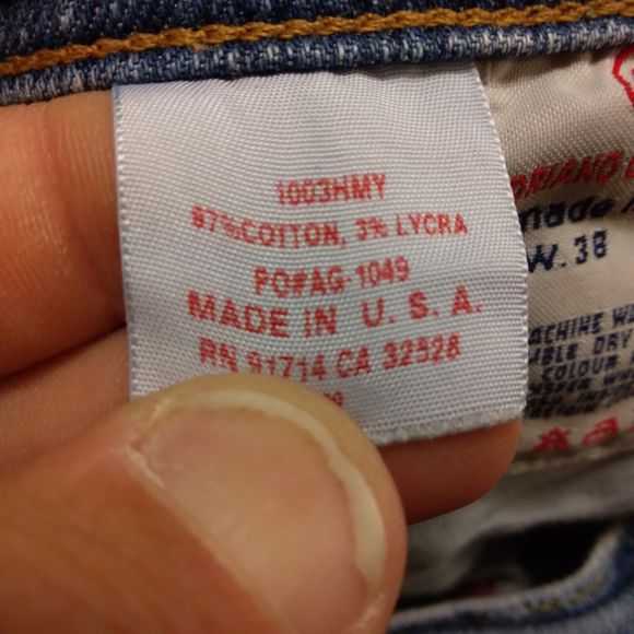 AG Adriano Goldschmied the fillmore jeans mens 38x32 blue made in USA Bootcut - Picture 6 of 13